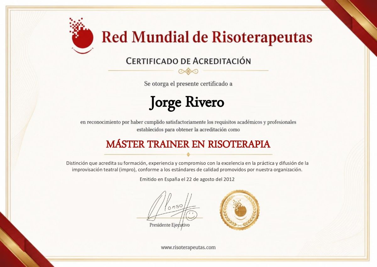 Certificado de Acreditación - Jorge Rivero